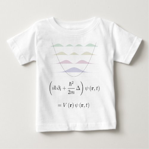 Schrodinger equation harmonic potential baby T_Shirt