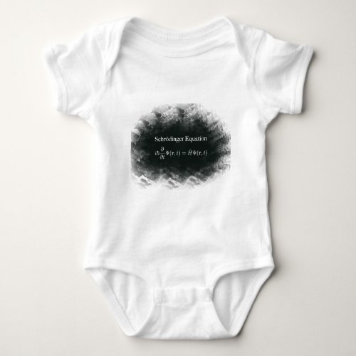 Schrdinger Equation Math  Quantum Physics Baby Bodysuit