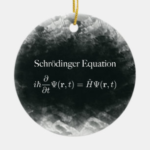 Schrödinger Equation Math & Quantum Physics Ceramic Ornament