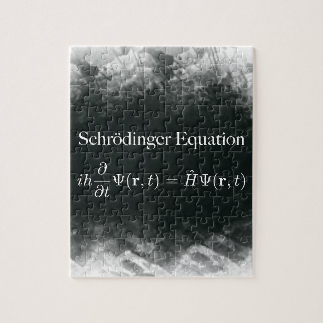 Schrödinger Equation Math & Quantum Physics Jigsaw Puzzle (Vertical)