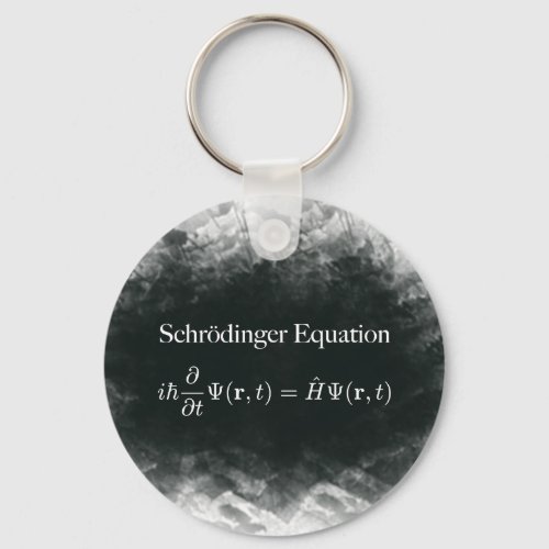 Schrdinger Equation Math  Quantum Physics Keychain