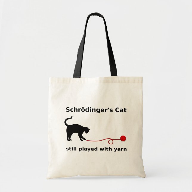 “Schrödinger’s Cat” Bag (Light) (Front)