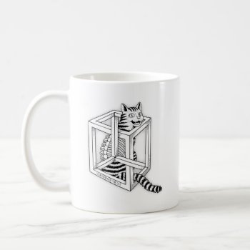 Schrodinger The Cat Coffee Mug by kbilltv at Zazzle