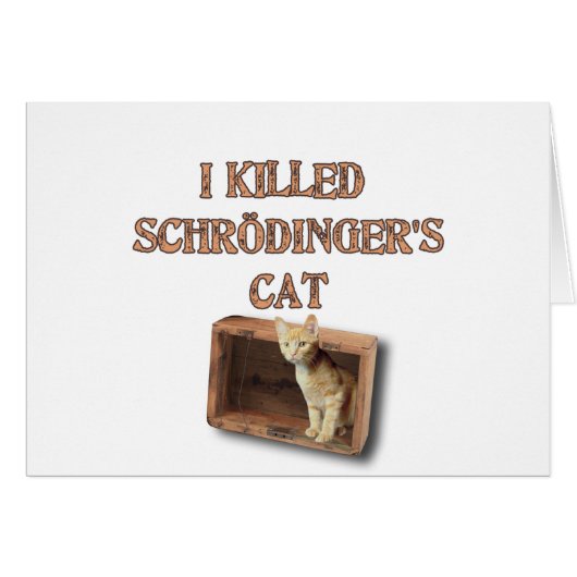 schrodinger's cat (Front Horizontal)