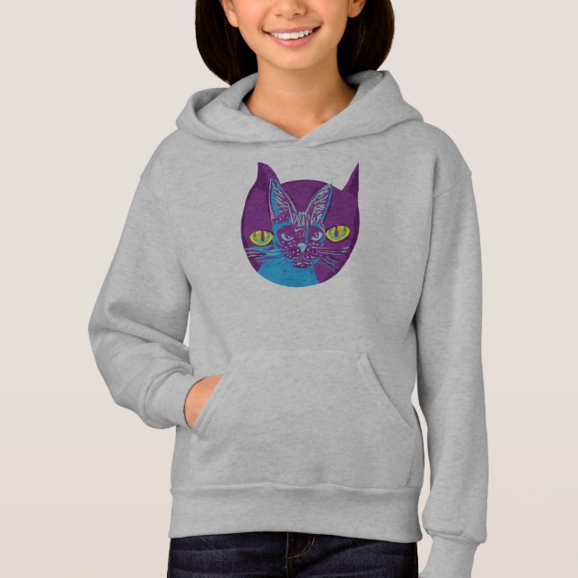 Schrodinger's cat, artistic hoodie (Front)