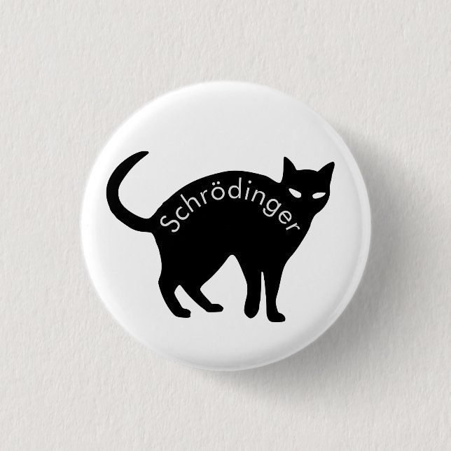 Schrödinger's cat button (Front)