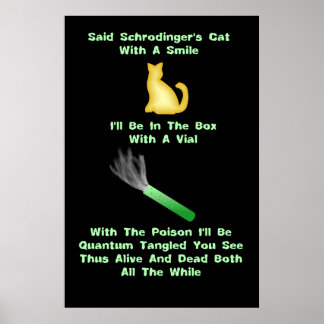 Schrodinger's Cat Limerick Poster