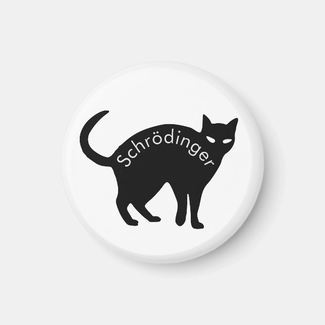Schrödinger's cat magnet (Front)