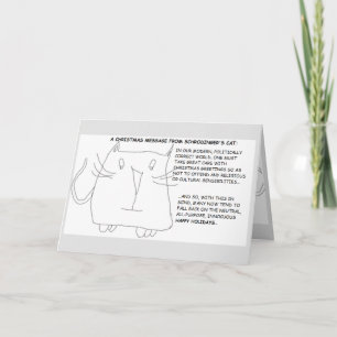 Schrodinger's Cat: Politically Correct Christmas Card