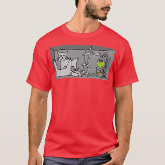 Schrodingers cat quantum mechanics 1  T-Shirt