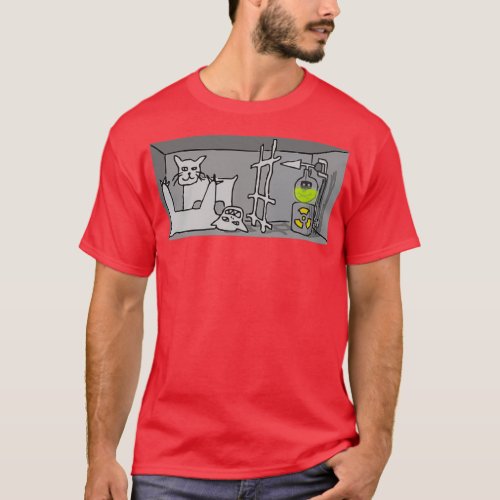 Schrodingers cat quantum mechanics 1  T_Shirt