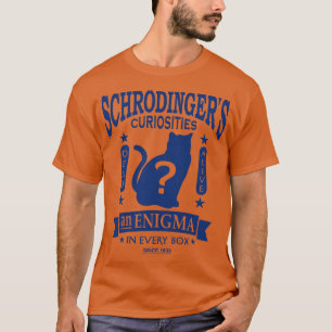 Schrodingers Cat  Quantum Mechanics Paradox Geek  T-Shirt