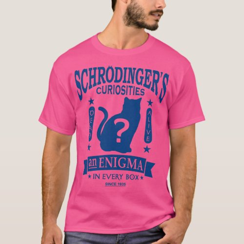 Schrodingers Cat Quantum Mechanics Paradox Geek  T_Shirt