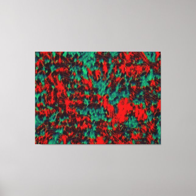 Schrodinger's Cat Theory Abstract Oil Canvas Print (Front)