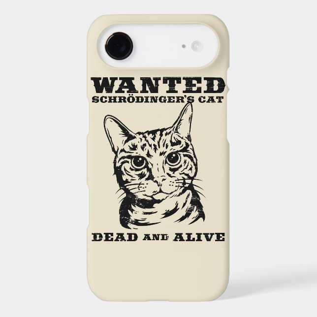 Schrodinger's cat wanted dead or alive Case-Mate samsung galaxy case (Back)