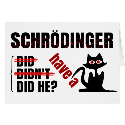 Schrodinger's Dillema Cards (Front Horizontal)