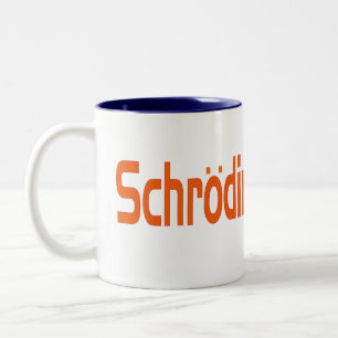 Schrodinger's geek Two-Tone coffee mug