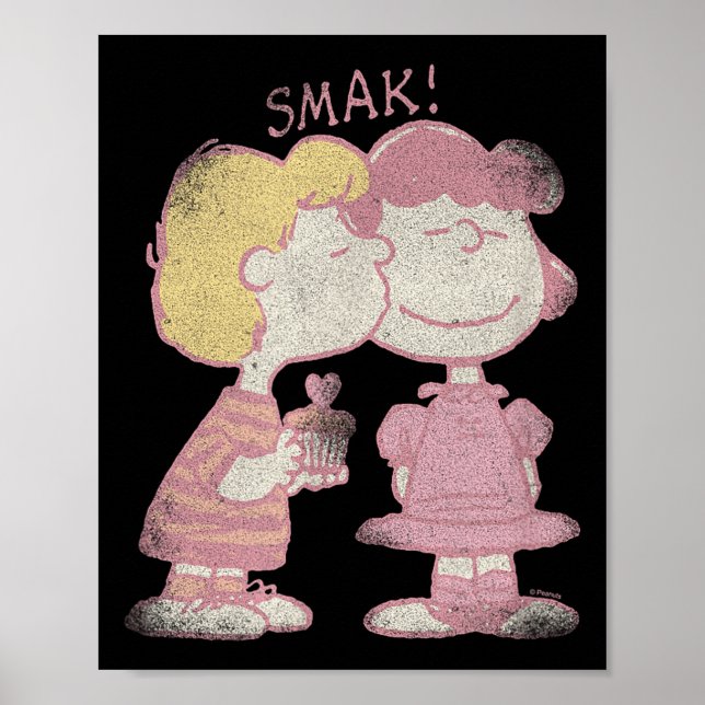 Schroeder &amp; Lucy Valentine's Day Kiss  Poster (Front)