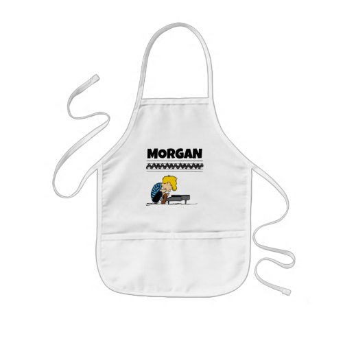 Schroeder Charlie Brown Music  Add Your Name Kids Apron