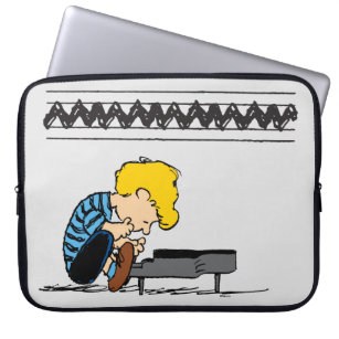 Schroeder Charlie Brown Music Laptop Sleeve