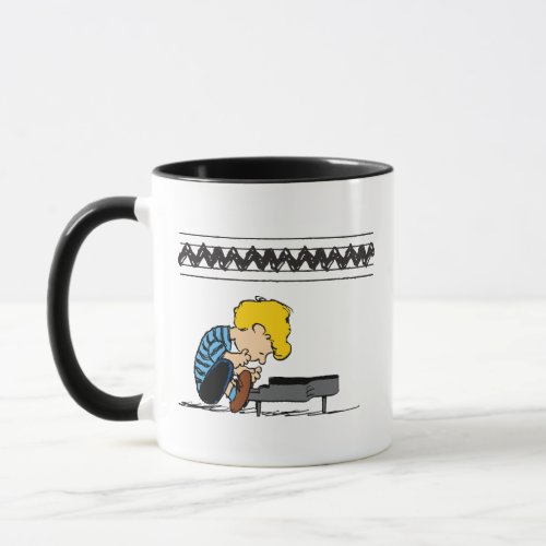 Schroeder Charlie Brown Music Mug