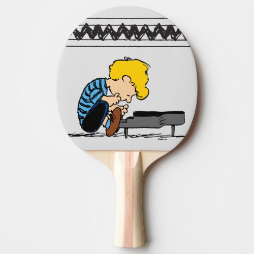 Schroeder Charlie Brown Music Ping Pong Paddle