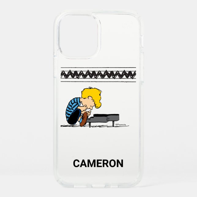Schroeder Charlie Brown Music Speck iPhone 12 Case (Front)