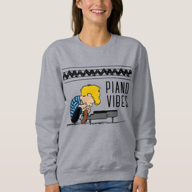 Schroeder Charlie Brown Music Sweatshirt (Front)