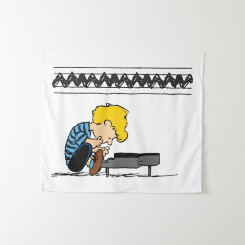 Schroeder Charlie Brown Music Tapestry