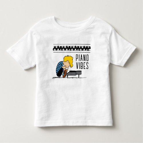 Schroeder Charlie Brown Music Toddler T_shirt