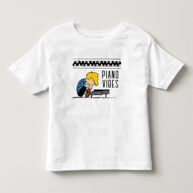 Schroeder Charlie Brown Music Toddler T-shirt (Front)