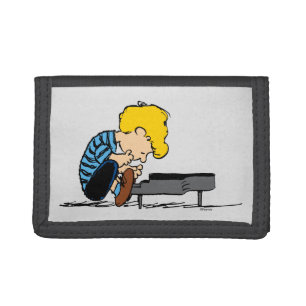 Schroeder Charlie Brown Music Tri-fold Wallet