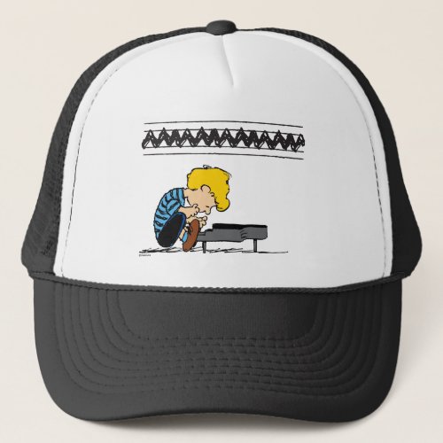 Schroeder Charlie Brown Music Trucker Hat