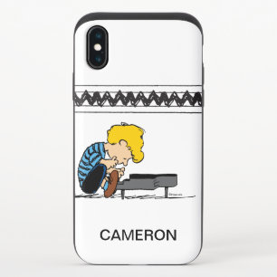 Schroeder Charlie Brown Music iPhone X Slider Case