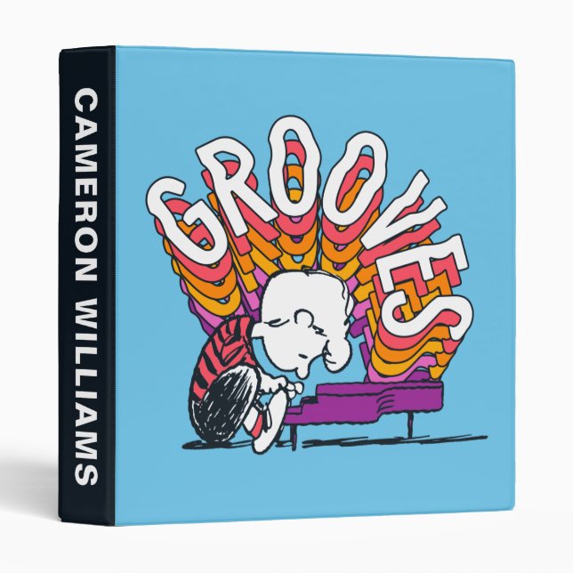 Schroeder - Grooves 3 Ring Binder (Front/Spine)