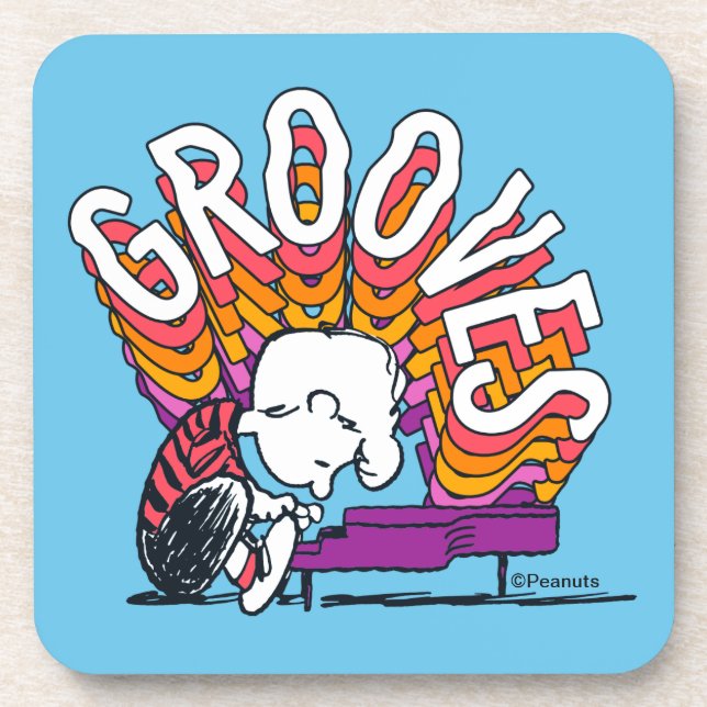 Schroeder - Grooves Beverage Coaster (Front)