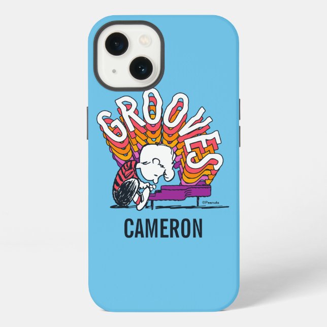 Schroeder - Grooves Iphone Case (Back)