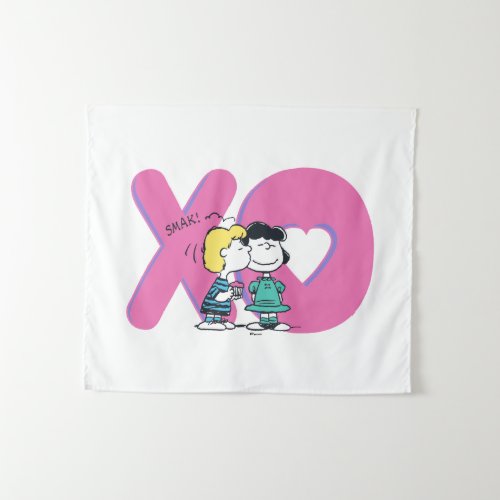 Schroeder Kisses Lucy Tapestry