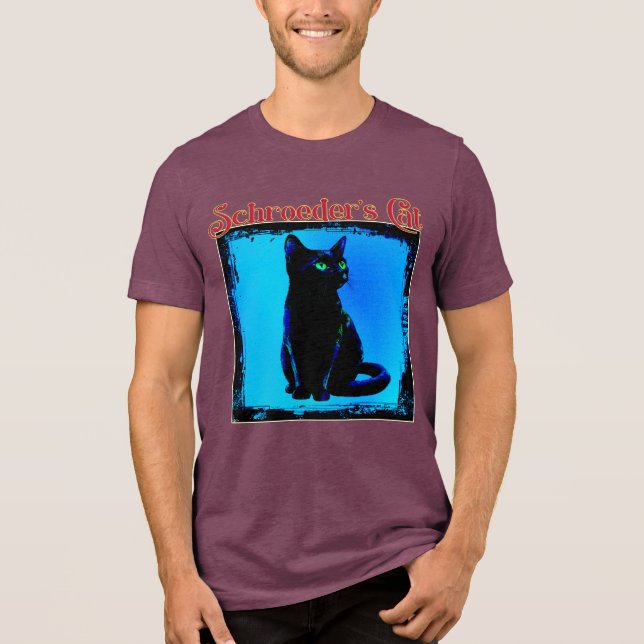 Schroeder's Cat Tri-Blend Shirt (Front)