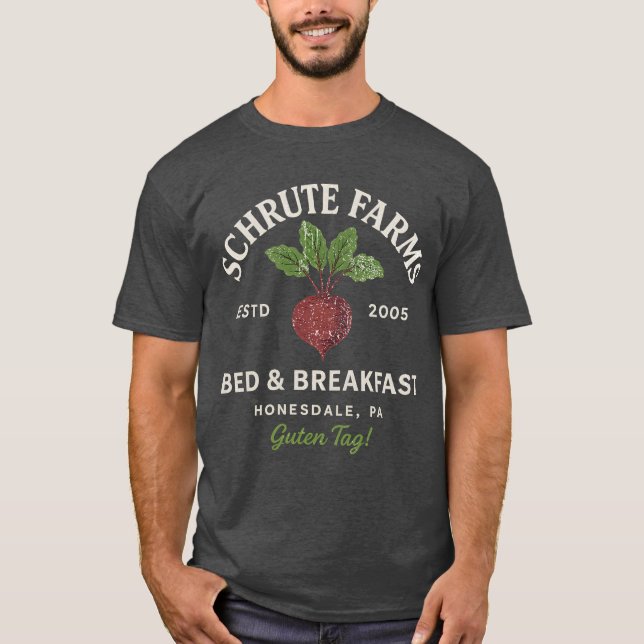 SCHRUTE FARMS – BED & BREAKFAST T-Shirt (Front)