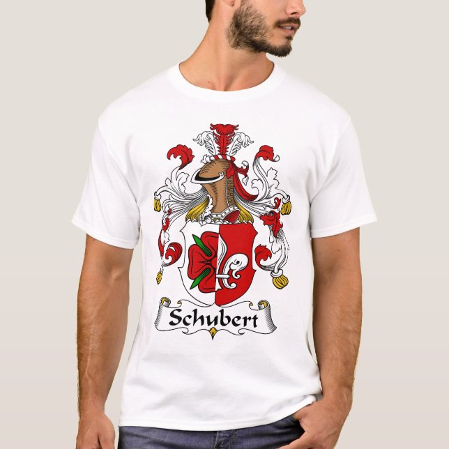 Schubert Family Coat of Arms T-Shirt (Front)