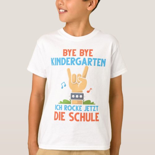 Schulanfang Einschulung Schulkind Rock die Schule T_Shirt