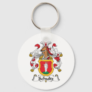 Schultz Family Crest Keychain