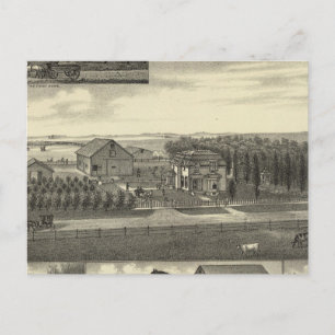 Schulz residence, Nebraska Postcard