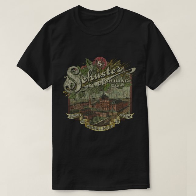 Schuster Brewing Co. 1871  T-Shirt (Design Front)