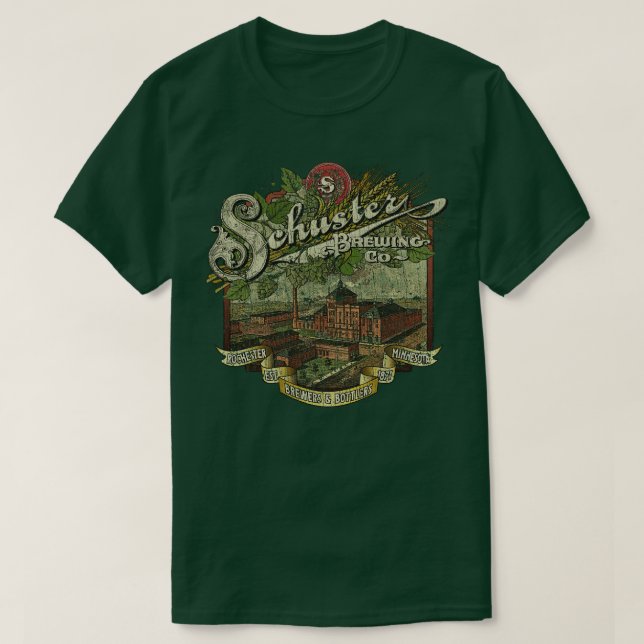 Schuster Brewing Co 1871 T-Shirt (Design Front)