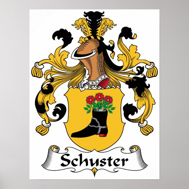 Schuster Family Crest Poster (Front)