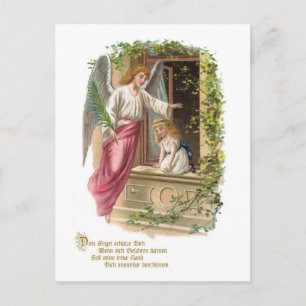 Schutzengel am Fenster Postcard