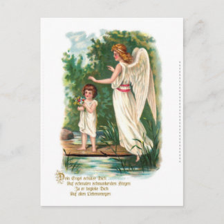 Schutzengel am Steg Postcard