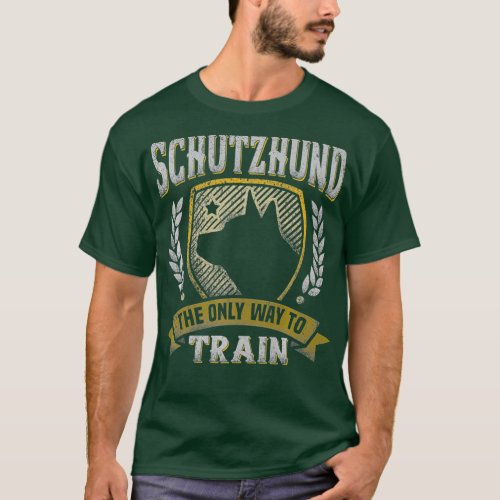 Schutzhund Dog Handler Training T_Shirt